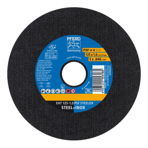 PFERD TOOLS Trennscheibe EHT PSF STEELOX (10)