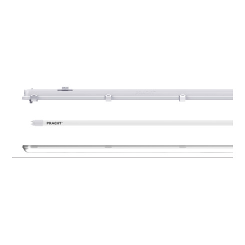 pracht LED-Feuchtraumleuchten-Set LUNARETROSET 1,5m inkl Tube