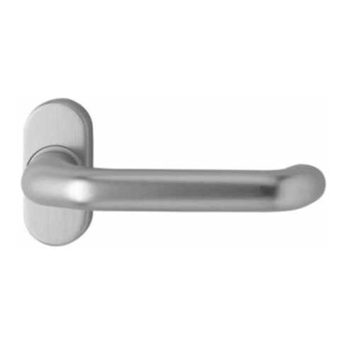 Profiltürdrückerlochteil 1300/2033 Alu.F1 ov.8mm gekr.EDI