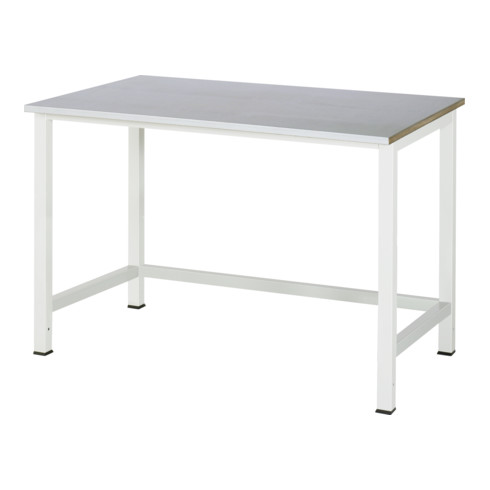 Rau table de travail plaque de recouvrement en tôle d'acier LxPxH 1250x800x825 mm