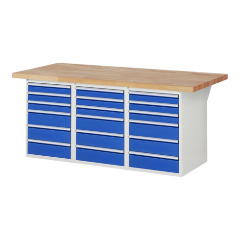 Rau Werkbank 7515A4, B2000mm, 18x Schublade-TA