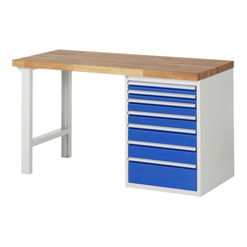 Rau Werkbank 7517A1, H890mm, 7x Schublade-TA
