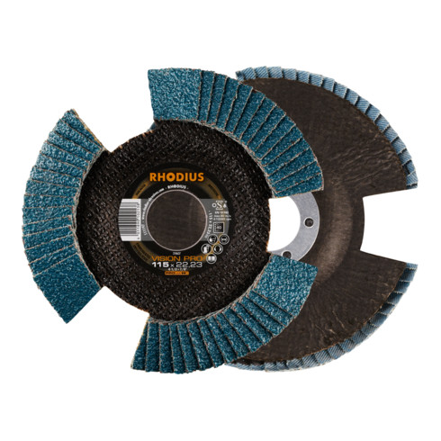 RHODIUS Disco abrasivo lamellare PROline VSION PRO