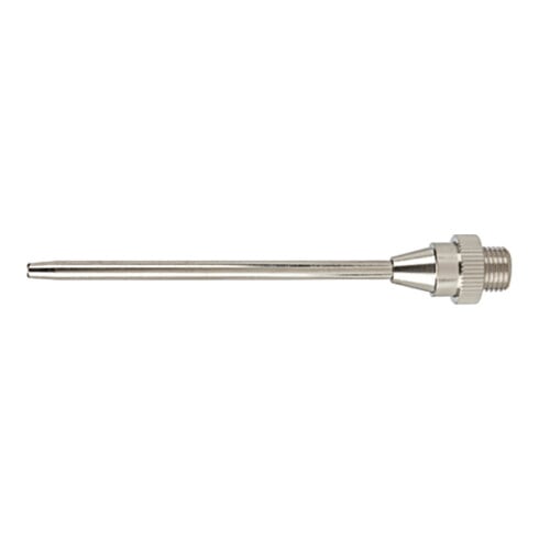 Riegler Buse de rallonge, alésage 3,0 mm, MS nickelé, 400 mm long droit