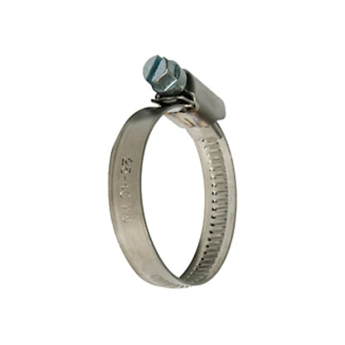 RIEGLER Collier de serrage à vis sans fin »blow line« ES (W 5) 1.4401 Largeur de bande 9,0 mm
