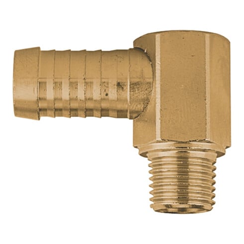 Riegler Raccord coudé fileté 90°, R 1/4 AG, raccord tuyau 13 mm