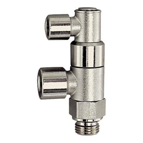Riegler Robinet d'arrêt actionné pneumatiquement, G 1/2, G 1/2 int., G 1/8 int.