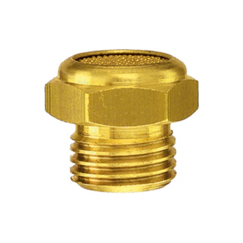 Riegler Silencieux en bronze fritté, plat, G 1/2 a., SW 24