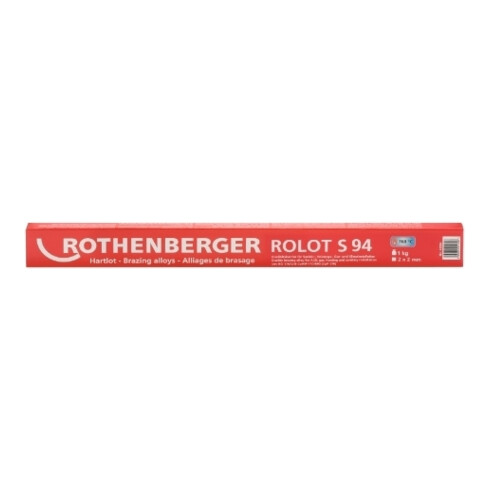 Rothenberger brasure ROLOT S94 DIN EN 1044 L-CU P6 / CP 203 2x 500 mm 1 kg boîte
