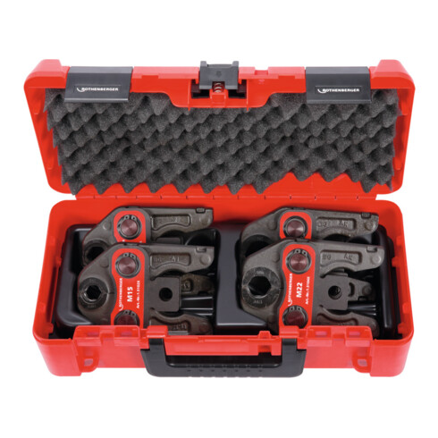 Rothenberger Persbekkenset Standaard M15-18-22-28mm