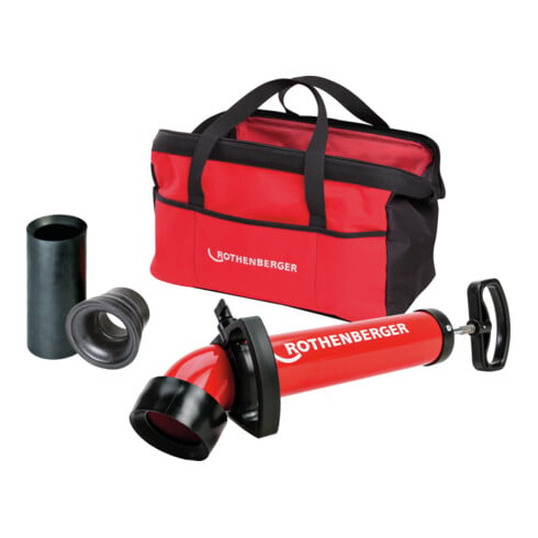 Rothenberger ROPUMPTM SUPER PLUS - Set mit Adapter breit in Werkzeugtasche
