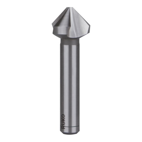 RUKO Svasatore conico e sbavatore DIN335-D 90° HSS-Co5, 3 taglienti