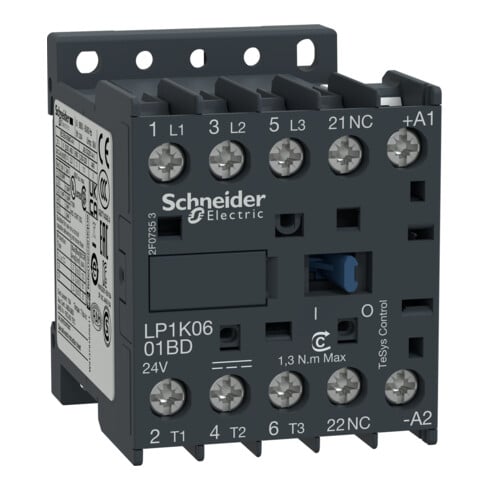 Schneider Electric Leistungsschütz 9A 24V DC LP1K0901BD