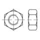 Sechskantmutter ISO 4033 M 8 x 1,25 Stahl blank