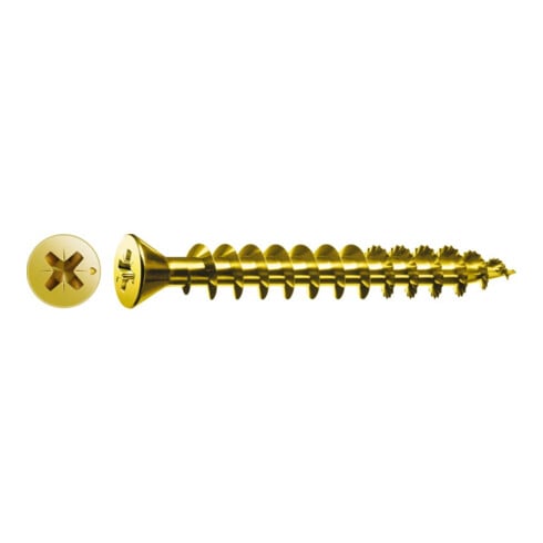 Spax Senkkopf-Universalschraube PZ, kleiner Kopf, Stahl