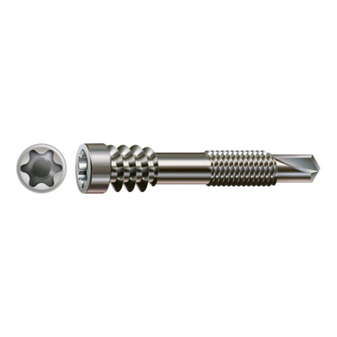 Spax Zylinderkopf T-STAR+ 5,0x51 für Alu UK bis 27 mm Deckbrett