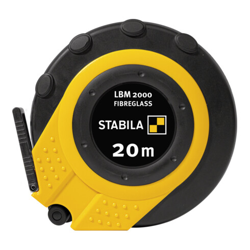 STABILA Kapselbandmaat LBM 2000 glasvezelband met metrische schaal, universele haak