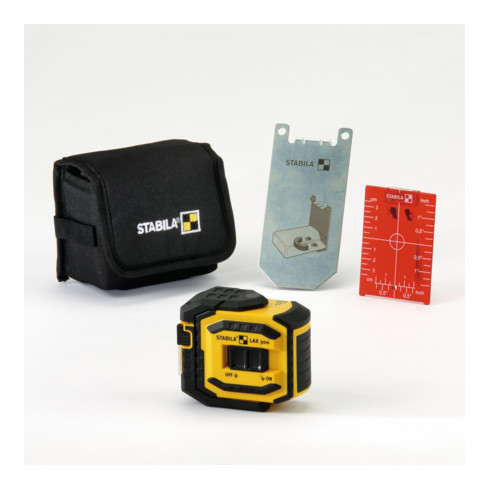 STABILA Kruislijn Lood Laser LAX 300 4-delige set