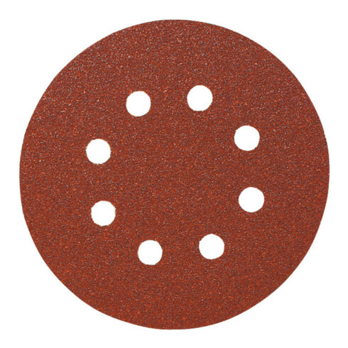 Hard papier Velcro-slijpschijf (A) Perforatie 8-voudig