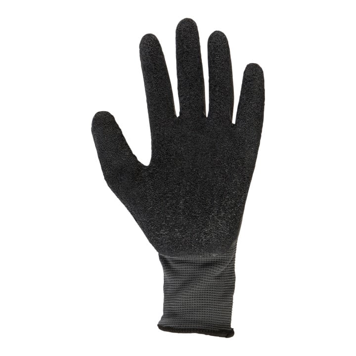 STIER Montagehandschuh Flex Grip Naturlatexbeschichtung grau/schwarz Größe 8
