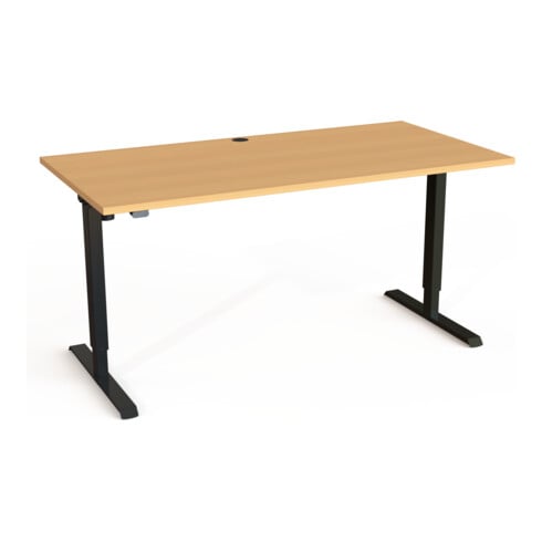 STIER Elektrisch höhenverstellbarer Schreibtisch 501-20, 160x80cm
