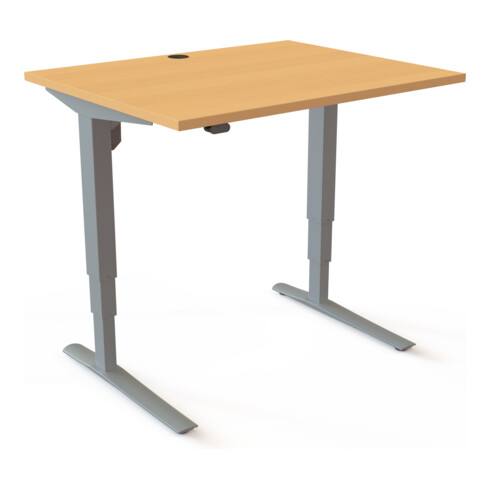 STIER Steh-Tisch 501-43 elektrisch höhenverstellbar 100 x 80cm, H 65-125cm