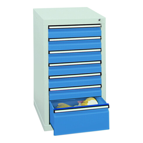 Stumpf Schubladenschrank Serie STS 410, enzianblau 500 mm