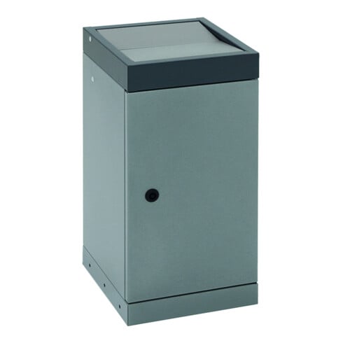 Stumpf Sortssystem ProTec-Plus, graualu/7016, verzinkter Innenbehälter, 30 Liter