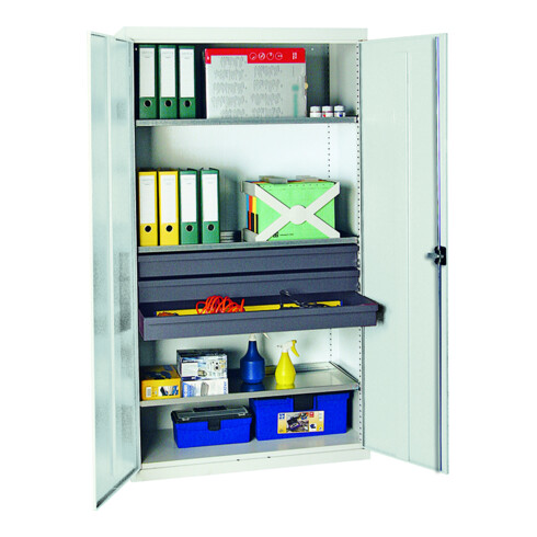 Stumpf Sortsystem Modul-Vario 120, graualu-struktur, ProSlide-System, 120 Liter