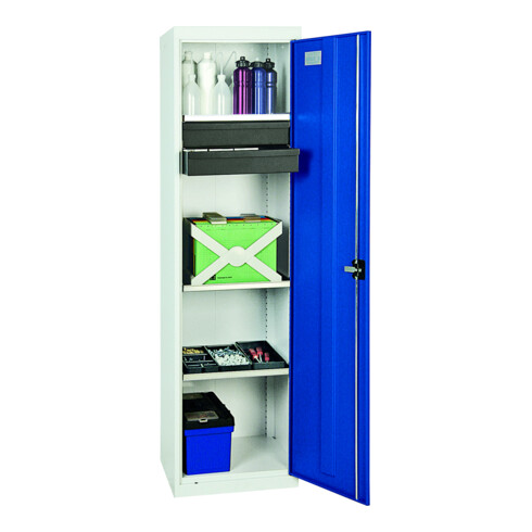 Stumpf Werkzeug- und Materialschrank 3000, RAL 7035/7016, 2 Schubladen, 3 Wannen