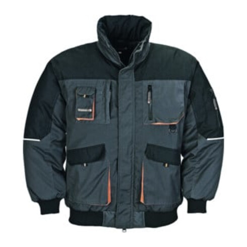 Terratrend Job Pilotenjacke dunkelgrau/schwarz