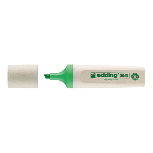 Textmarker 24 EcoLine hellgrün Strich-B.2-5mm Keilspitze EDDING