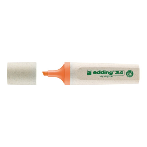 Textmarker 24 EcoLine orange Strich-B.2-5mm Keilspitze EDDING