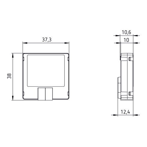 Theben KNX-Tasterschnittstelle Binäreingang 2-fach TA 2.1 KNX