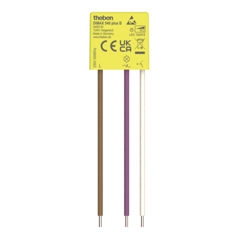 Theben UP-Dimmer DIMAX 540 plus B für Glüh-/Halogen- und LED-Lampen