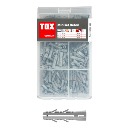 TOX Standard-Sortiment Miniset Beton 245 tlg.