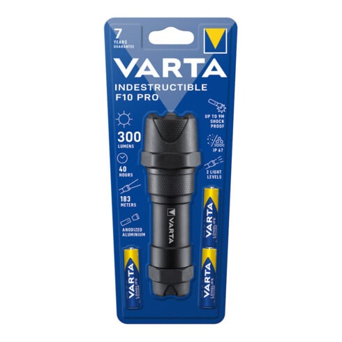 Varta Cons.Varta LED-Taschenlampe F10 Pro 3AAA m.Batt. IndestructibleF10Pro