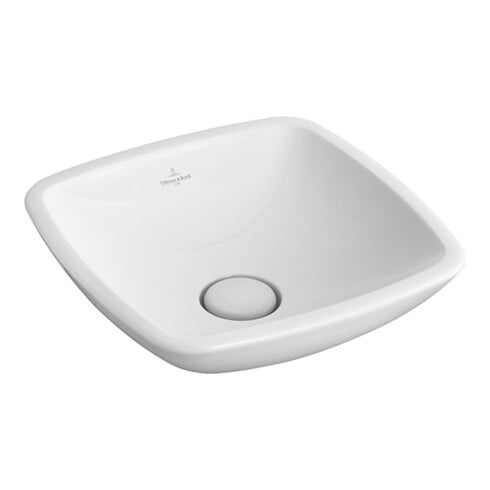 Villeroy & Boch Aufsatz-Waschtisch LOOP & FRIENDS 43 x 43cm weiß mit Überlauf