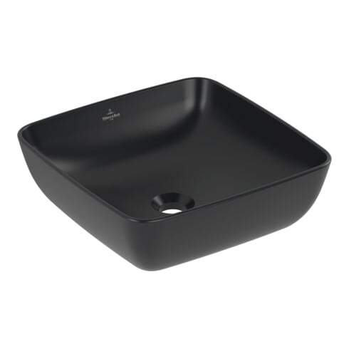 Villeroy & Boch Aufsatzwaschtisch Artis 41 x 41 cm eckig blau ohne Hahnloch