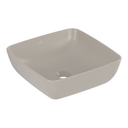 Villeroy & Boch Aufsatzwaschtisch Artis 41 x 41 cm eckig ohne Hahnloch ohne Überlauf Alm. C+