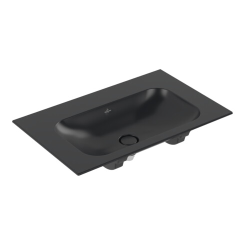 Villeroy & Boch Möbelwaschtisch Finion 80 x 50 cm pure black C+