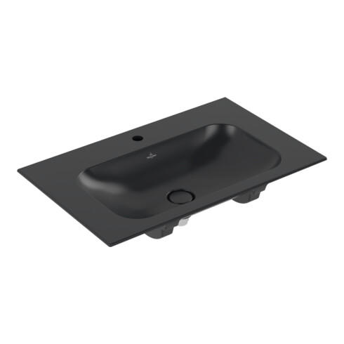 Villeroy & Boch Möbelwaschtisch Finion 80 x 50cm 1 Hahnloch blau C+