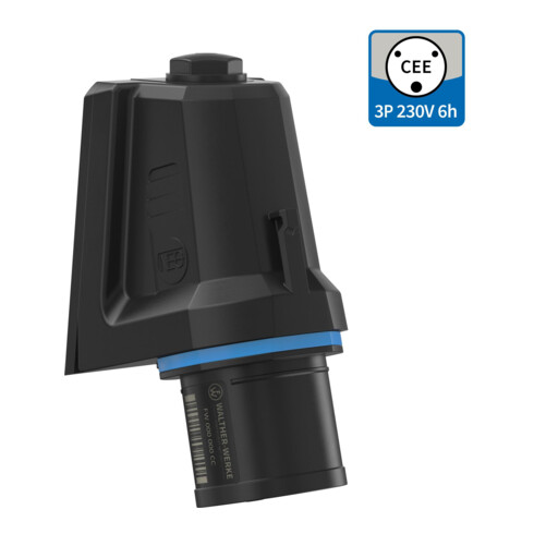 walther CEE NEO Wandgerätestecker schräg 16A 3P 6h IP54 FW710306CC