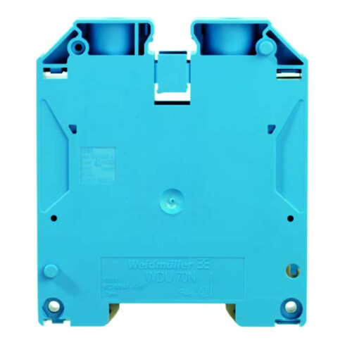 Weidmüller borne de passage 75x20,5x68mm bleue WDU 70N/35