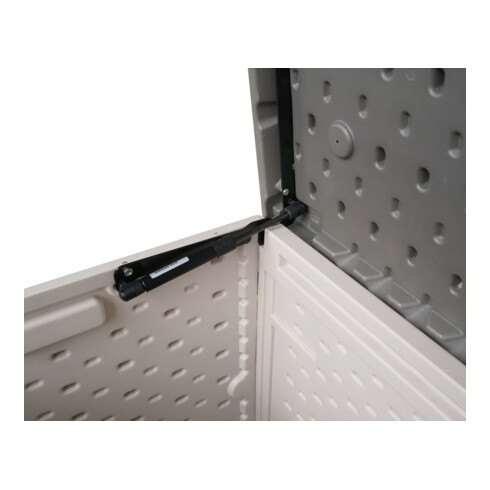 Westmann Kunststoff Gartenbox Alba 380 L Creme 63 x 128 x 64 cm