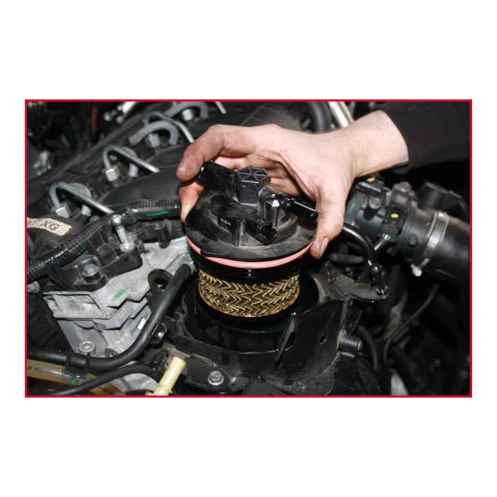 1/2" Clé de filtres à carburant pour les moteurs 2,0/2,2 HDI