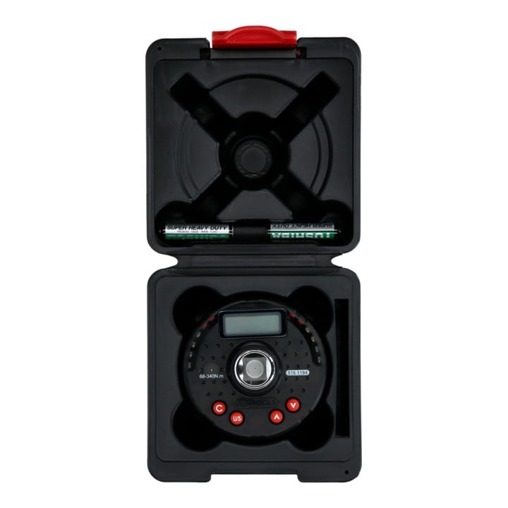 1/2" Digitaler Drehmomentadapter mit Winkelmesser, 68-340 Nm
