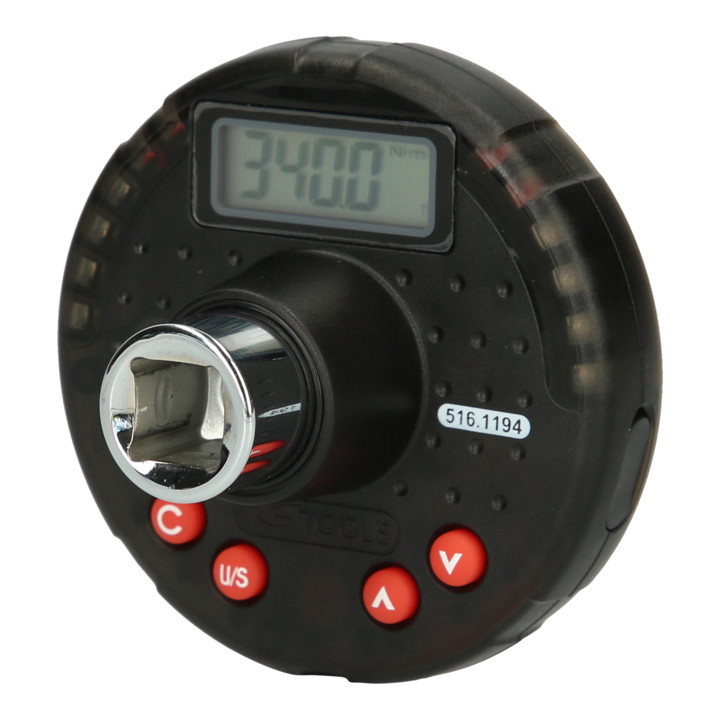 1/2" Digitaler Drehmomentadapter mit Winkelmesser, 68-340 Nm