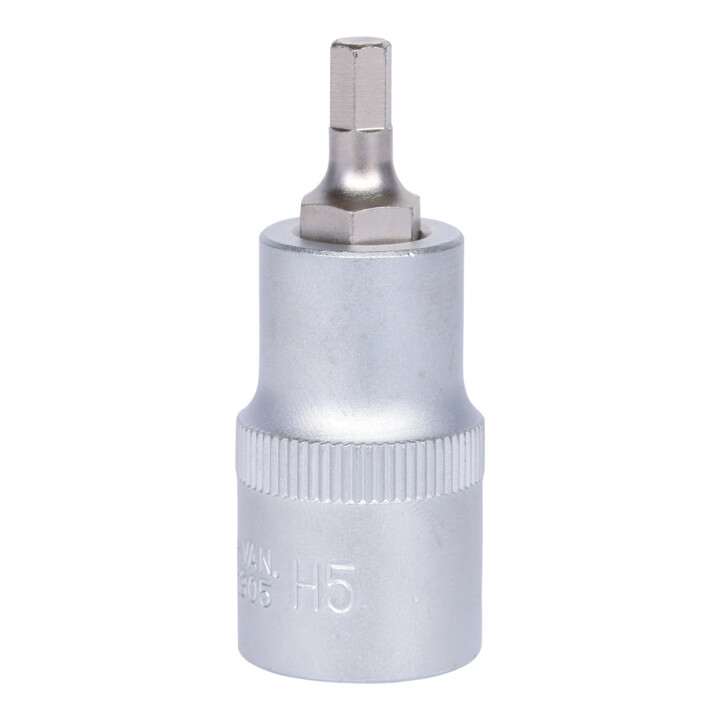 1/2" Douilles tournevis 6 pans intérieur, courtes, 5mm