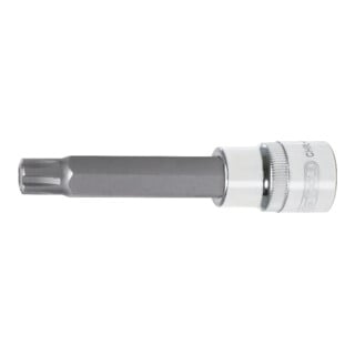 KS Tools Douille à embout RIBE 1/2" CHROMEplus, longue, avec perçage frontal